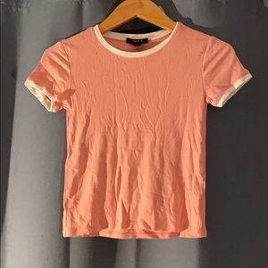 Pastel Pink Crew Neck Tee